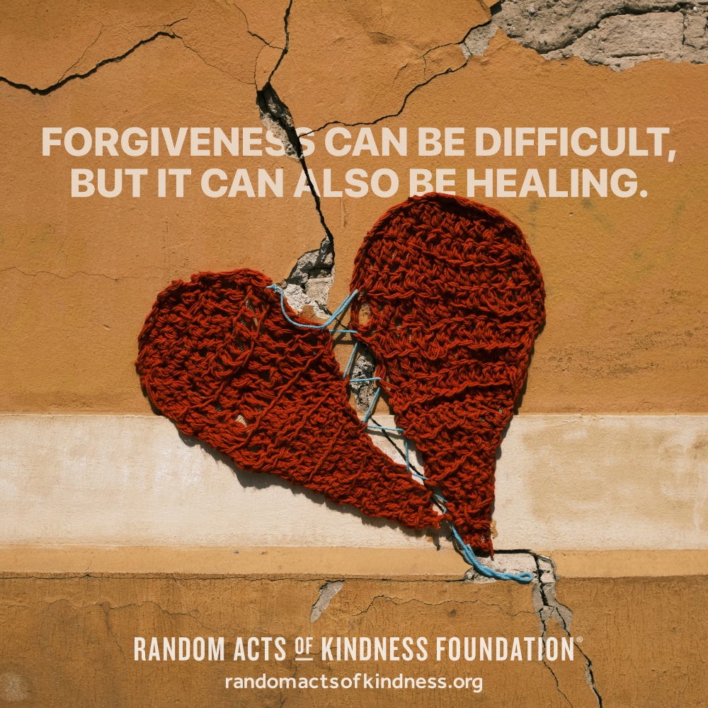 Forgiveness can be difficult, but it can also be healing. —Brooke
