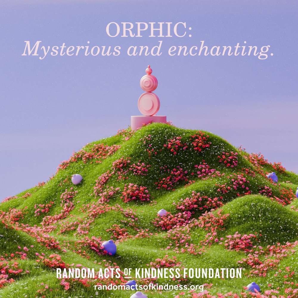 Orphic: Mysterious and enchanting.